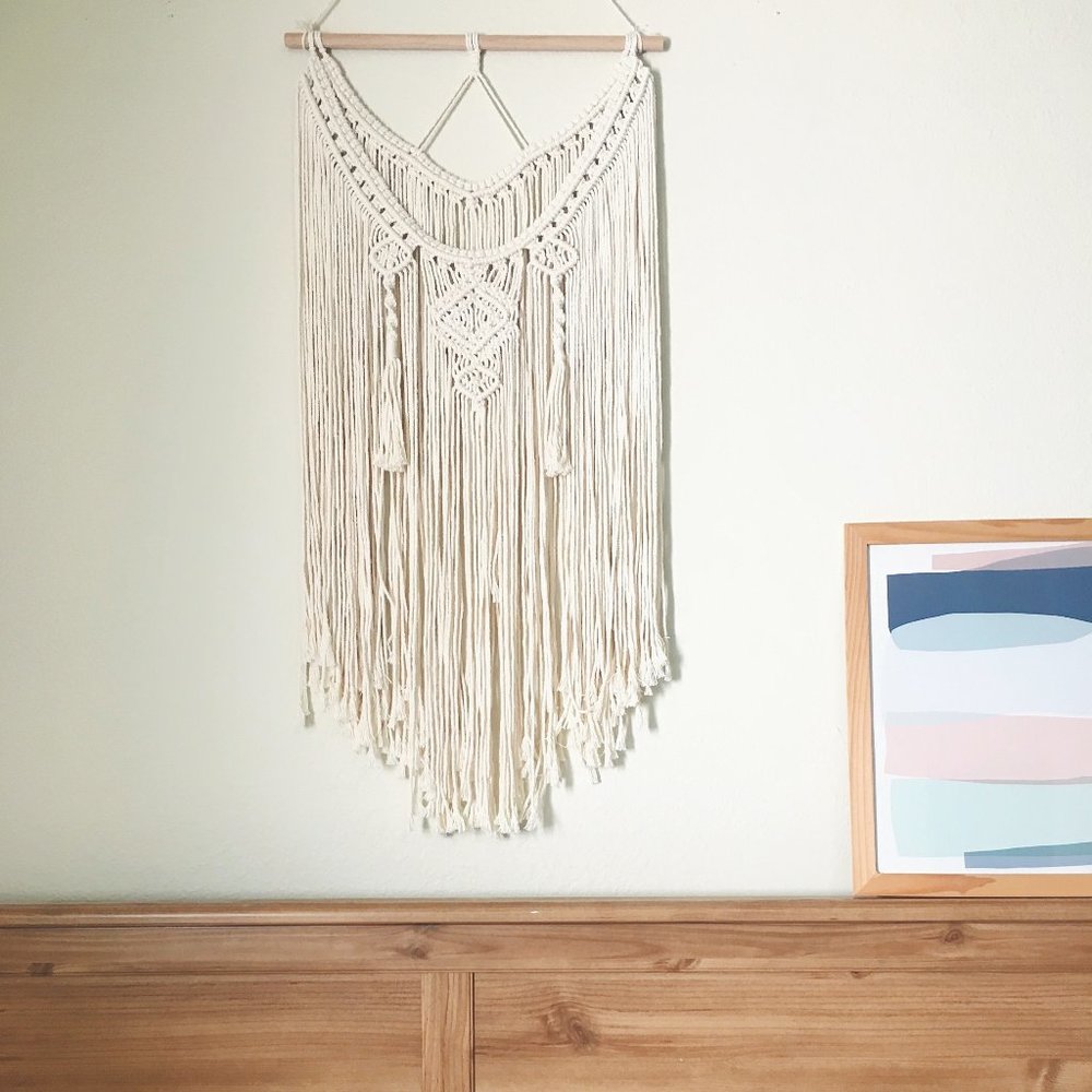 Large Macrame Wall Hanging, Woven Hanging Tapestry Wall Art, Boho Wall Art Decor